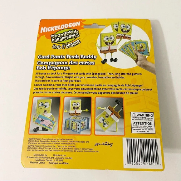 SpongeBob Squarepants Card Pants Deck Buddy 52 Playing Cards - Picture 5 of 16